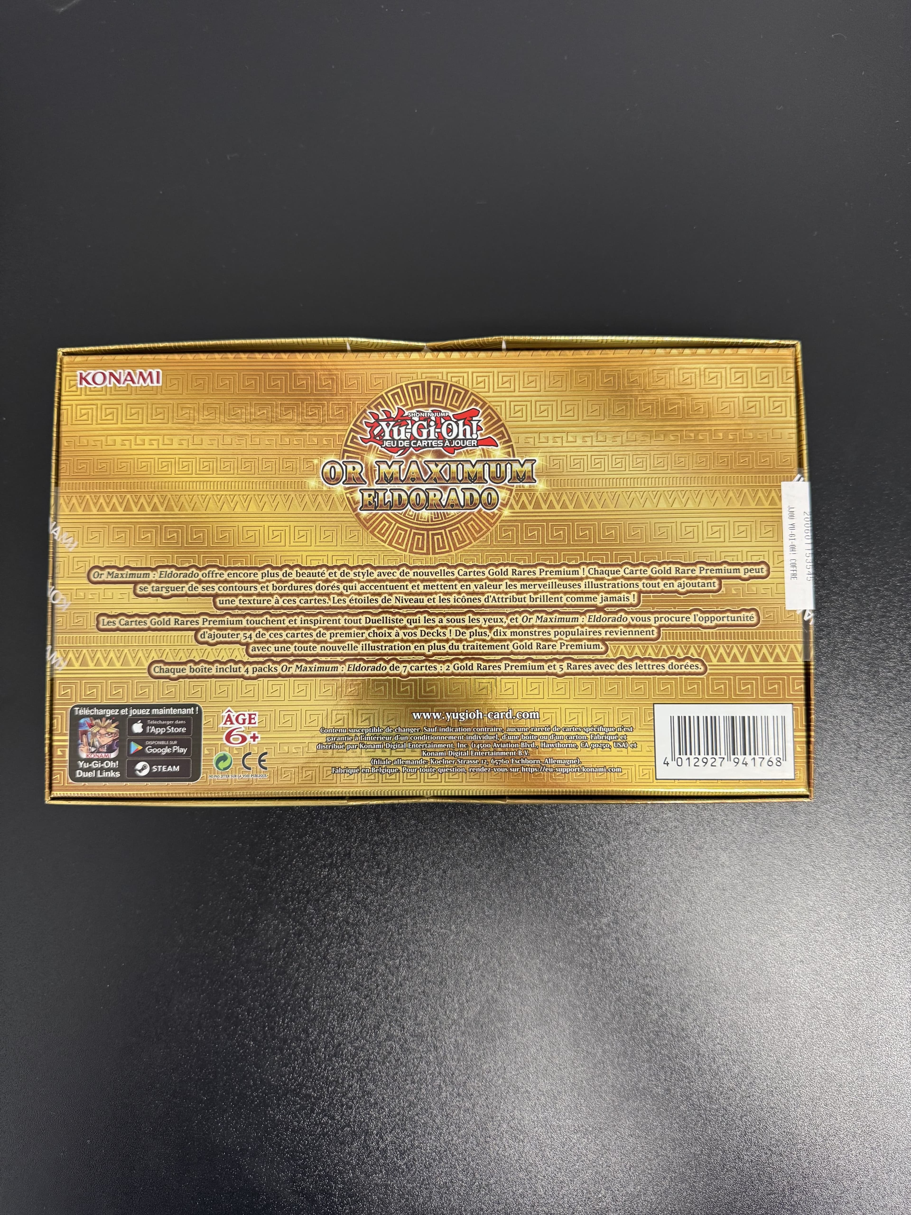 Coffret Yu-Gi-Oh! Or Maximum Eldorado – Édition Française