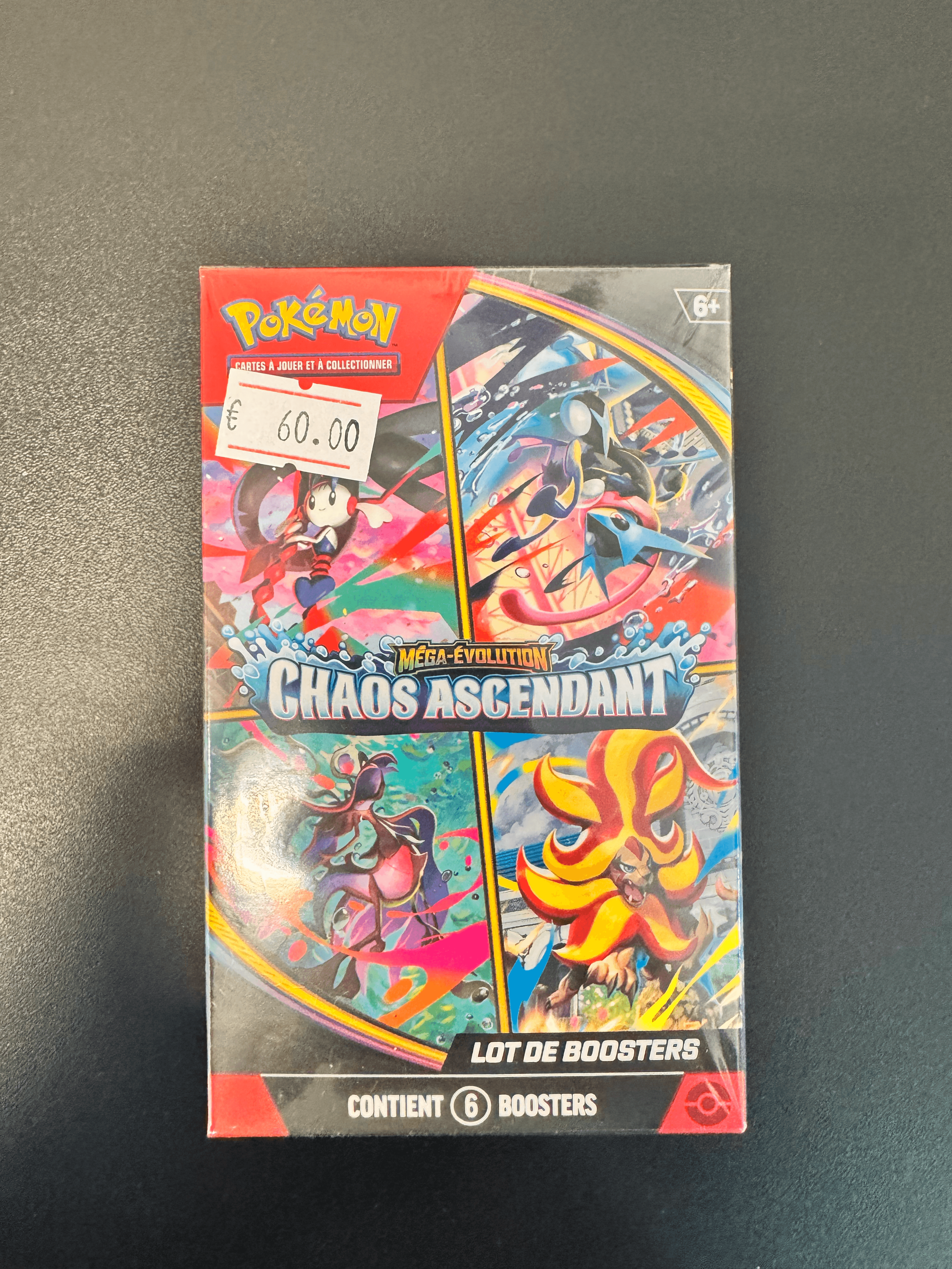 Bundle 6 Boosters Pokémon – Chaos Ascendant (FR)